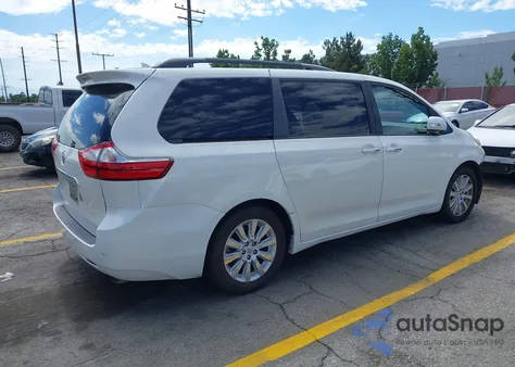 2015 Toyota Sienna Limited Premium 7 Passenger from USA, damaged, VIN 5TDYK3DCXFS689957